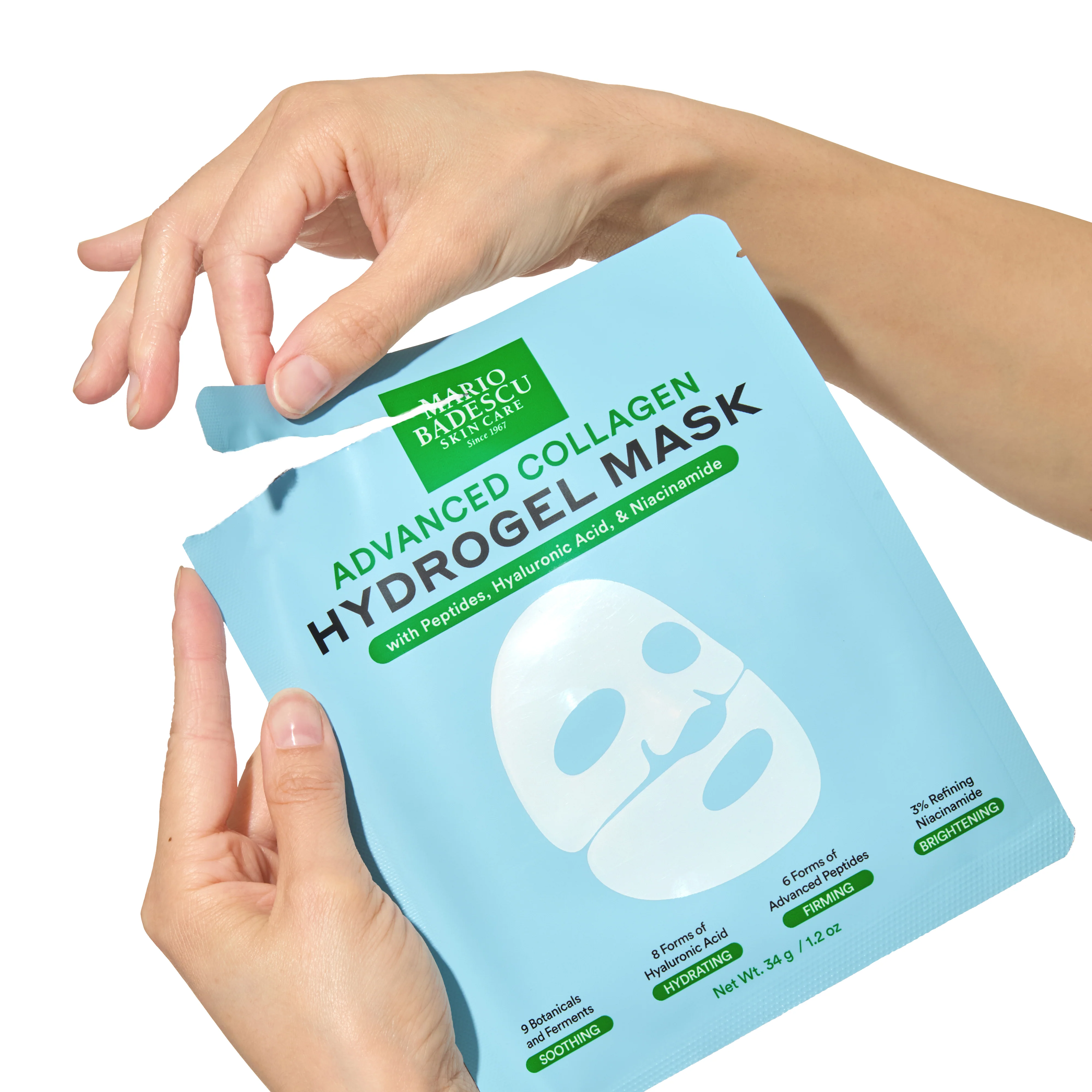 Advanced Collagen Hydrogel Mask with Peptides, Hyaluronic Acid & Niacinamide - Image 9