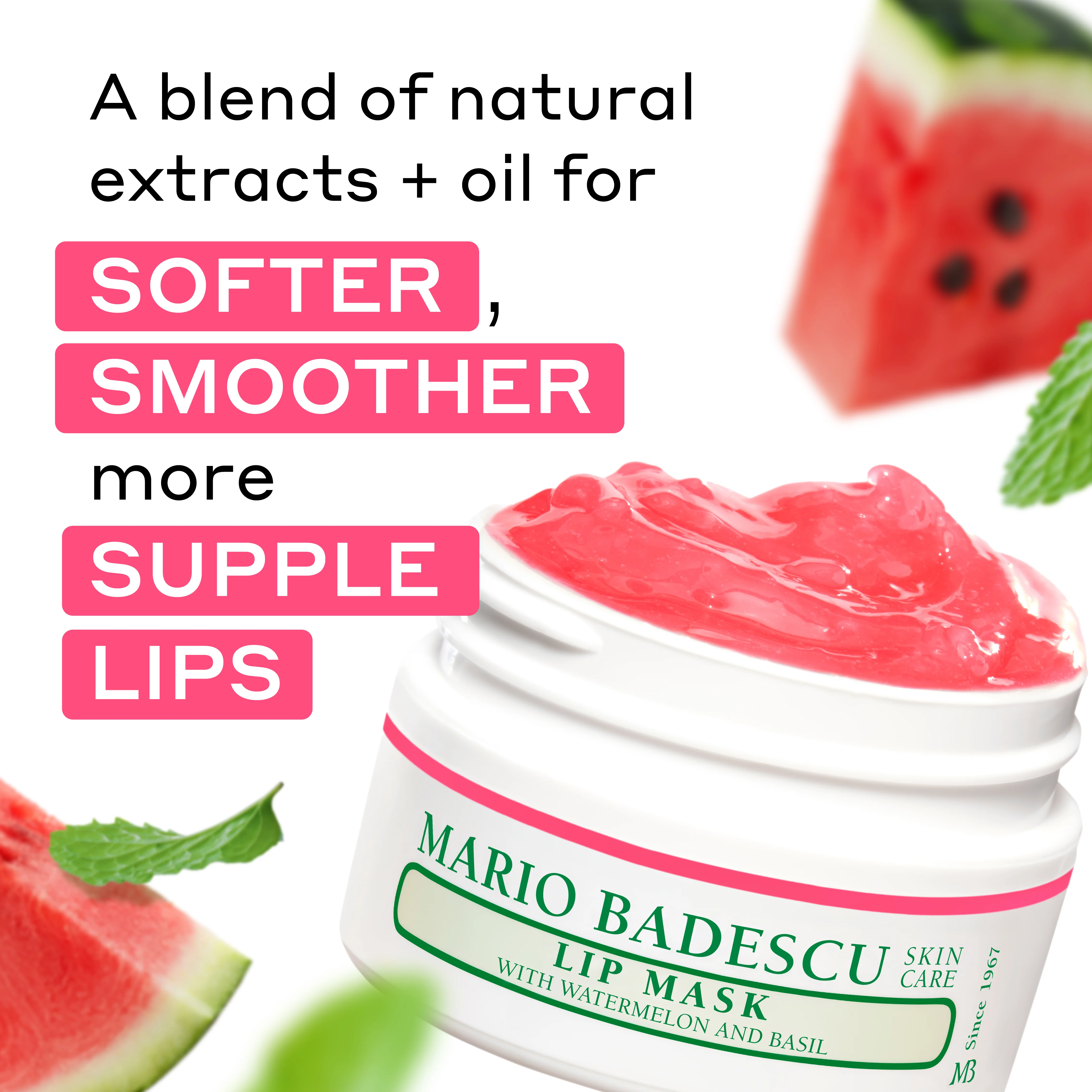 Lip Mask with Watermelon and Basil - Image 6